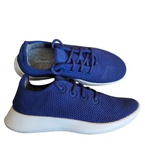 Allbirds Tree Runners Blue Knit Sneakers 8